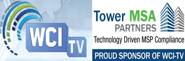 Tower MSA logo with logo of WCI TV for sponsorship banner