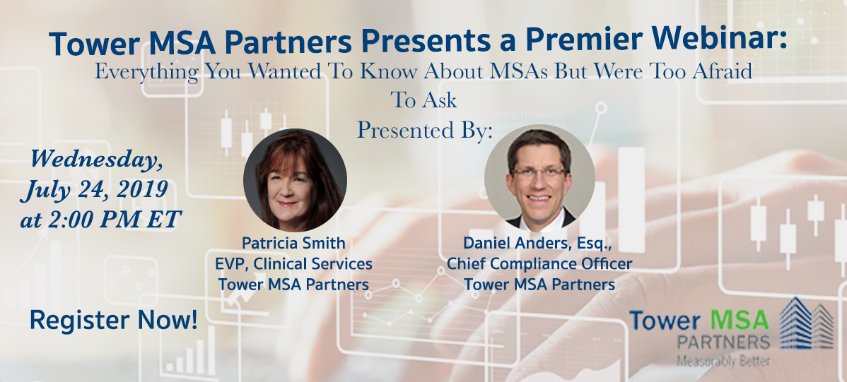 banner for 2019 tower msa partners webinar details