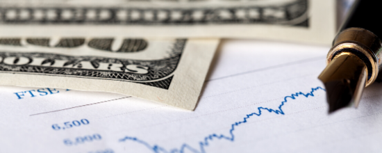 chart, dollars and a fountain pen illustrating conditional paument recovery threshold post