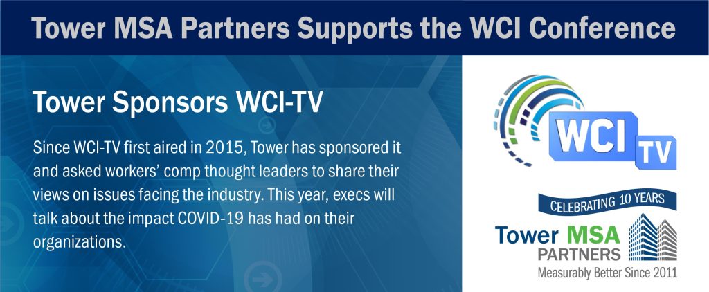 WCI-TV Rower sponsorship banner. indicating that Covid-19 will be a primary programming focus.
