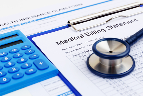 Picture of Medicare billing statement for Section 111 WCMSA reporting