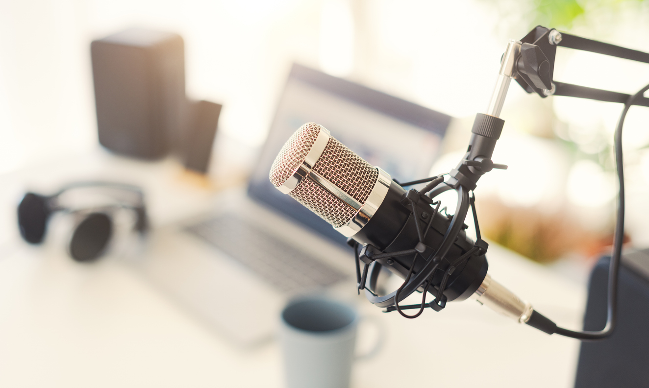 image of microphone representing medicare set aside podcast