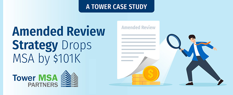 Tower MSA Partners amended review case study showing $101,312 in Medicare Set Aside savings